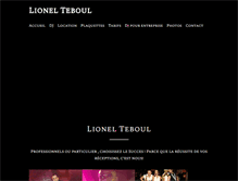 Tablet Screenshot of lionelteboul.fr